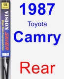 Rear Wiper Blade for 1987 Toyota Camry - Vision Saver