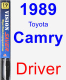 Driver Wiper Blade for 1989 Toyota Camry - Vision Saver