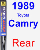 Rear Wiper Blade for 1989 Toyota Camry - Vision Saver