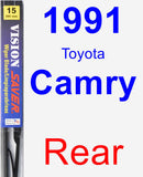 Rear Wiper Blade for 1991 Toyota Camry - Vision Saver