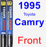 Front Wiper Blade Pack for 1995 Toyota Camry - Vision Saver