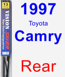 Rear Wiper Blade for 1997 Toyota Camry - Vision Saver