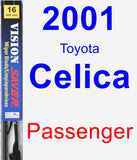 Passenger Wiper Blade for 2001 Toyota Celica - Vision Saver