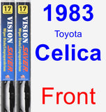 Front Wiper Blade Pack for 1983 Toyota Celica - Vision Saver