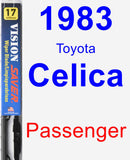 Passenger Wiper Blade for 1983 Toyota Celica - Vision Saver