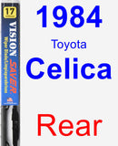 Rear Wiper Blade for 1984 Toyota Celica - Vision Saver