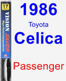 Passenger Wiper Blade for 1986 Toyota Celica - Vision Saver