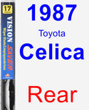 Rear Wiper Blade for 1987 Toyota Celica - Vision Saver