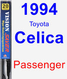 Passenger Wiper Blade for 1994 Toyota Celica - Vision Saver