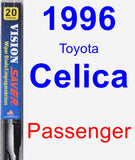 Passenger Wiper Blade for 1996 Toyota Celica - Vision Saver