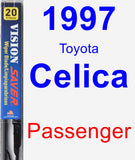 Passenger Wiper Blade for 1997 Toyota Celica - Vision Saver