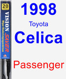 Passenger Wiper Blade for 1998 Toyota Celica - Vision Saver