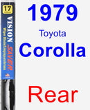 Rear Wiper Blade for 1979 Toyota Corolla - Vision Saver