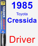 Driver Wiper Blade for 1985 Toyota Cressida - Vision Saver