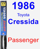 Passenger Wiper Blade for 1986 Toyota Cressida - Vision Saver