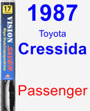 Passenger Wiper Blade for 1987 Toyota Cressida - Vision Saver