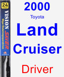 Driver Wiper Blade for 2000 Toyota Land Cruiser - Vision Saver