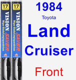 Front Wiper Blade Pack for 1984 Toyota Land Cruiser - Vision Saver