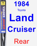 Rear Wiper Blade for 1984 Toyota Land Cruiser - Vision Saver