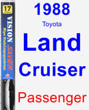 Passenger Wiper Blade for 1988 Toyota Land Cruiser - Vision Saver