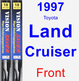 Front Wiper Blade Pack for 1997 Toyota Land Cruiser - Vision Saver