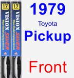 Front Wiper Blade Pack for 1979 Toyota Pickup - Vision Saver