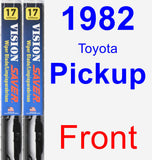 Front Wiper Blade Pack for 1982 Toyota Pickup - Vision Saver