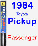 Passenger Wiper Blade for 1984 Toyota Pickup - Vision Saver