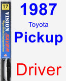 Driver Wiper Blade for 1987 Toyota Pickup - Vision Saver