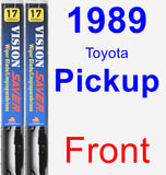 Front Wiper Blade Pack for 1989 Toyota Pickup - Vision Saver