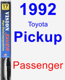 Passenger Wiper Blade for 1992 Toyota Pickup - Vision Saver