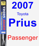 Passenger Wiper Blade for 2007 Toyota Prius - Vision Saver