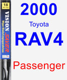 Passenger Wiper Blade for 2000 Toyota RAV4 - Vision Saver