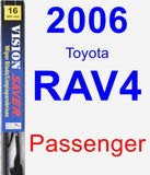 Passenger Wiper Blade for 2006 Toyota RAV4 - Vision Saver