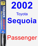 Passenger Wiper Blade for 2002 Toyota Sequoia - Vision Saver