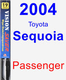 Passenger Wiper Blade for 2004 Toyota Sequoia - Vision Saver