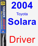 Driver Wiper Blade for 2004 Toyota Solara - Vision Saver