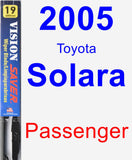 Passenger Wiper Blade for 2005 Toyota Solara - Vision Saver