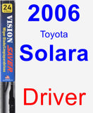 Driver Wiper Blade for 2006 Toyota Solara - Vision Saver