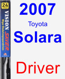 Driver Wiper Blade for 2007 Toyota Solara - Vision Saver