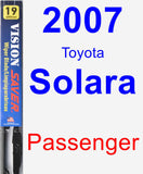 Passenger Wiper Blade for 2007 Toyota Solara - Vision Saver