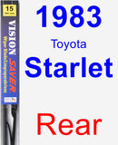 Rear Wiper Blade for 1983 Toyota Starlet - Vision Saver