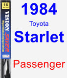 Passenger Wiper Blade for 1984 Toyota Starlet - Vision Saver