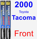 Front Wiper Blade Pack for 2000 Toyota Tacoma - Vision Saver