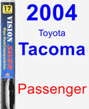 Passenger Wiper Blade for 2004 Toyota Tacoma - Vision Saver