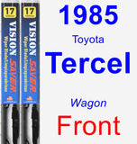 Front Wiper Blade Pack for 1985 Toyota Tercel - Vision Saver