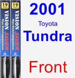 Front Wiper Blade Pack for 2001 Toyota Tundra - Vision Saver