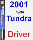 Driver Wiper Blade for 2001 Toyota Tundra - Vision Saver