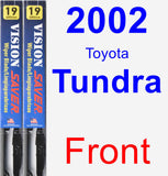 Front Wiper Blade Pack for 2002 Toyota Tundra - Vision Saver