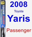 Passenger Wiper Blade for 2008 Toyota Yaris - Vision Saver